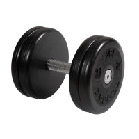 Гантель классик с вращающейся ручкой хром 25 кг MB Barbell MB-FdbEM-B25