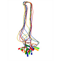 Скакалка 1,8м, цветная резина, ручка  пластмасса ФСИ ЮП1.8