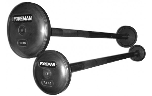 Фиксированная обрезиненная штанга Foreman FP\FB-RUB-EPR\15KG\BK-FM-00 600_380