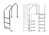 Лестница для бассейнов серии L L204 ПТК Спорт 021-0537