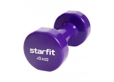 Гантель виниловая Core 4 кг Star Fit DB-101 фиолетовый