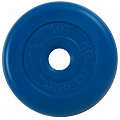 Диск обрезиненный d26мм MB Barbell MB-PltC26-2,5 2,5 кг синий 120_120